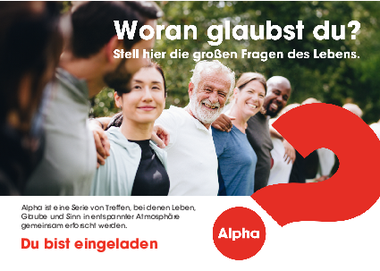 Kopie von Postkarte A6 - Woran glaubst du? - Gruppe (150 x 107 mm)