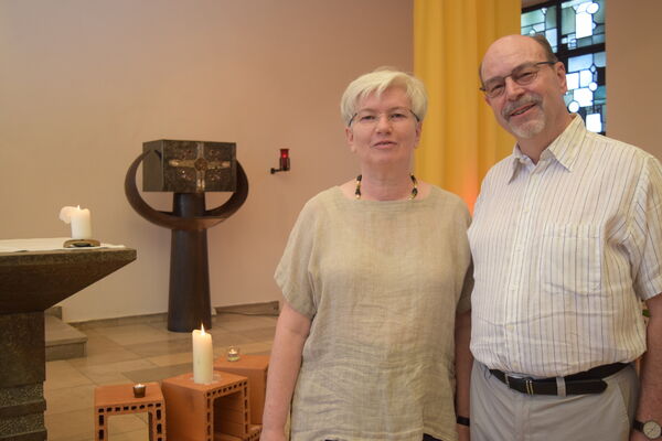  „Das ist unser Zuhause“, sagen Ina und Ingo Bickel in der Kapelle im Haus St. Georg in Duderstadt. 