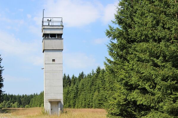 DDR-Grenzturm im Harz.