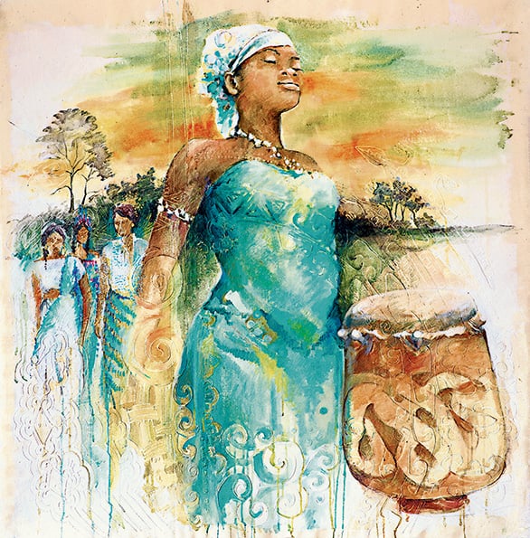 "Gran tangi gi Mama Aisa (In gratitude to mother Earth)", Sri Irodikromo
